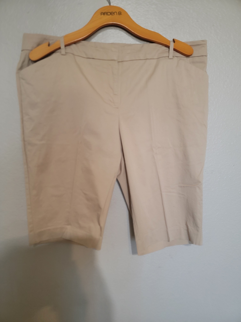 Khaki Beige Dress Shorts